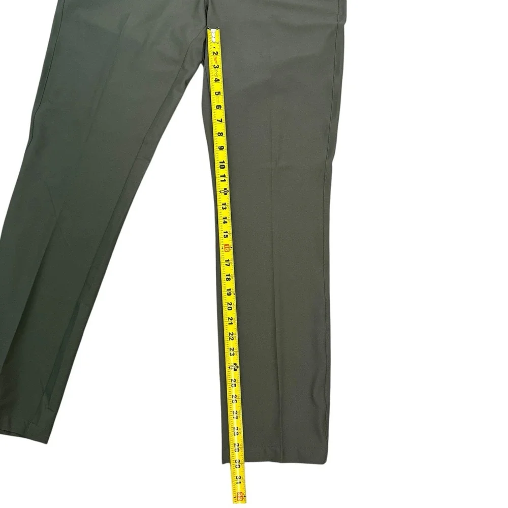 Greg Norman Men's Performance Golf Pants Size 36x32 Olive‎ Stretch Lightweight